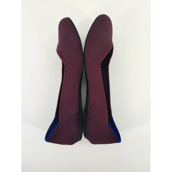 Rothy's Women's Burgundy Knit Slip On Flats Size 6.5 US - Picture 6 of 10